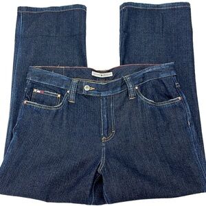 Tommy Hilfiger Straight Leg Jeans Size 12 Dark Wash Denim